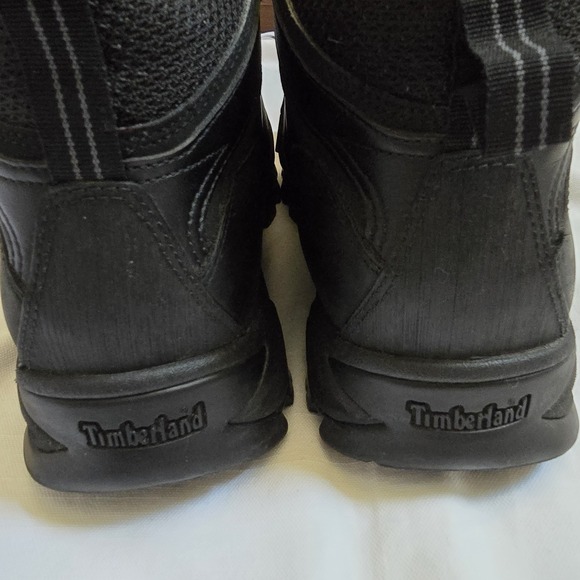 Timberland Mt Maddsen Mid Waterproof Black Leather Hiking Boots Mens 11.5 A2960‎ main image 7